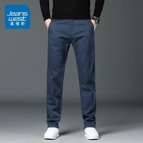 KZH真维斯夏季弹力商务休闲长裤男士西装裤工作耐磨耐穿薄款裤子商品大图