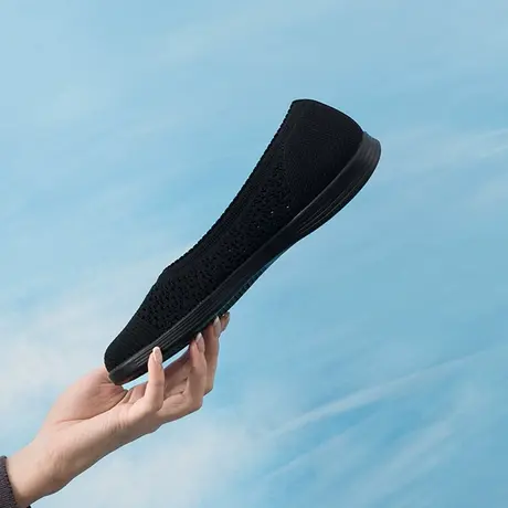 斯凯奇（Skechers）女鞋夏季2025新款穿脱浅口单鞋网面透气休闲鞋商品大图