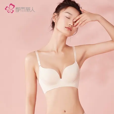都市丽人内衣轻薄性感蕾丝甜美款软钢圈文胸内衣女胸罩图片