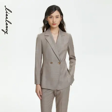 朗姿/LANCY 22春夏新品女士西装外套通勤夹克商场同款专柜正品图片