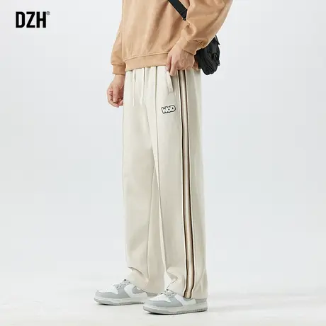 男生秋季运动裤男秋季直筒休闲裤子2024新款垂感卫裤潮牌春秋长裤图片