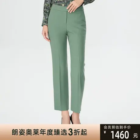 朗姿 秋款直筒九分裤通勤风女式西装裤线下商场同款商品大图