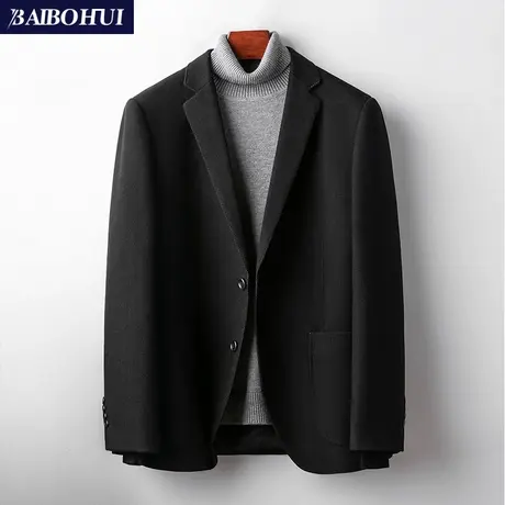 秋冬新款休闲西服男士外套韩版时尚百搭单件小西装上衣男修身潮流商品大图