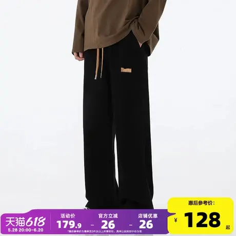 唐狮2025春秋季牛仔裤男士直筒宽松新款时尚百搭休闲阔腿长裤子GT图片
