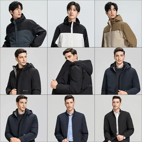 【秋冬外套合集】罗蒙男士冲锋夹克衣服2025秋季新款保暖羽绒服b图片