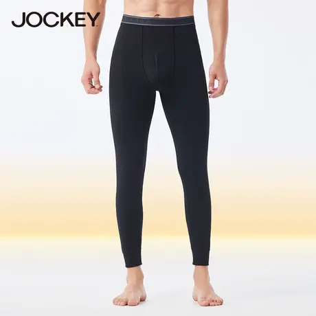 Jockey男士秋裤薄款莫代尔舒适打底裤线裤棉毛裤衬裤男青年保暖裤图片