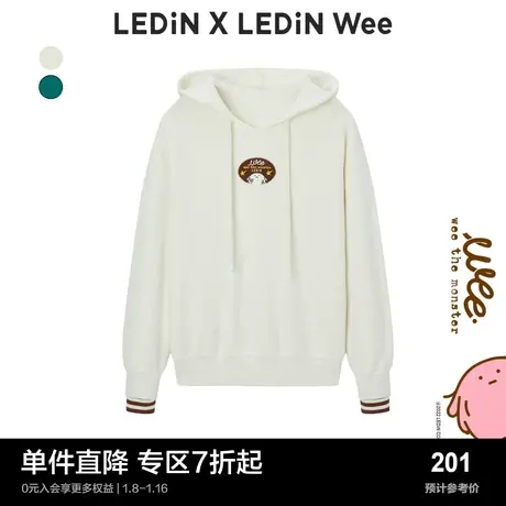 【Wee联名系列】乐町针织衫早秋上衣女连帽毛衣C1EEC4202图片