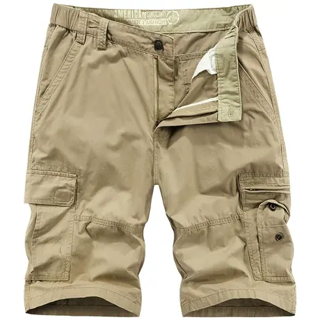 VIP夏季2023新款工装短裤男纯棉五分裤宽松直筒休闲薄款中裤潮流商品大图