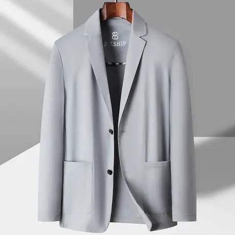 冰丝夏季防晒西服男2023新款休闲超薄西装轻薄款单西外套高端便服商品大图