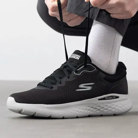 斯凯奇（Skechers）男鞋春季新款网面透气跑步鞋休闲运动鞋go r商品大图
