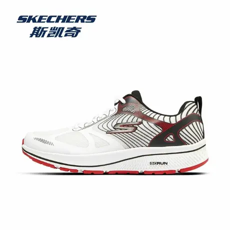Skechers/斯凯奇小白鞋2025夏季网面透气跑步鞋男轻盈缓震跑步鞋商品大图