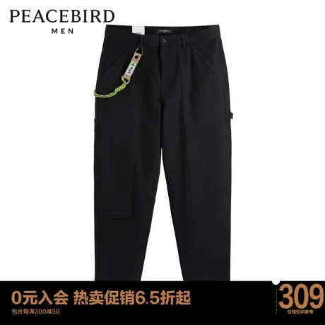 太平鸟男装 新款锥形休闲裤男潮B2GBC3179图片