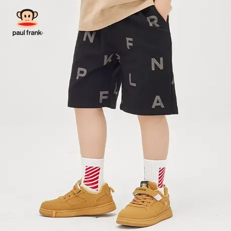 大嘴猴男童短裤夏薄款裤子中大童休闲五分裤潮沙滩裤儿童运动中裤商品大图