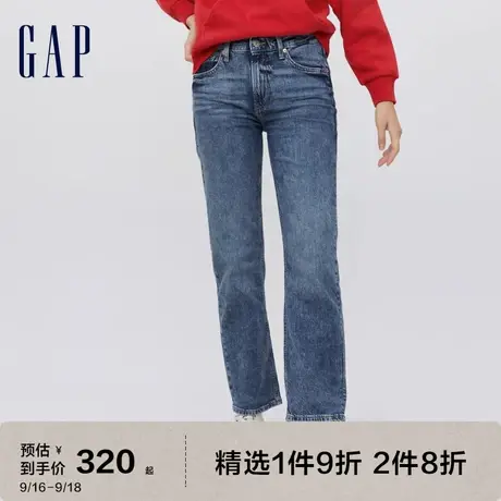 【双11预售】Gap女装秋季款高腰宽松基本款牛仔裤休闲裤426498图片