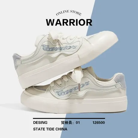 Warrior/回力小白鞋女2024春季新款爆款ins潮小众原创板鞋休闲鞋商品大图