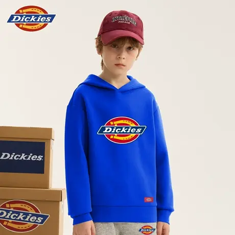 Dickies童装男童卫衣儿童美式休闲潮牌上衣男孩秋季连帽运动衣服A图片