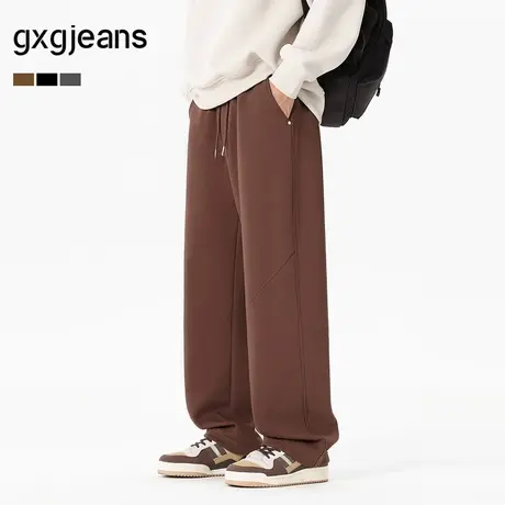 gxg.jeans男装  多色宽松直筒休闲裤长裤男 25秋新品商品大图