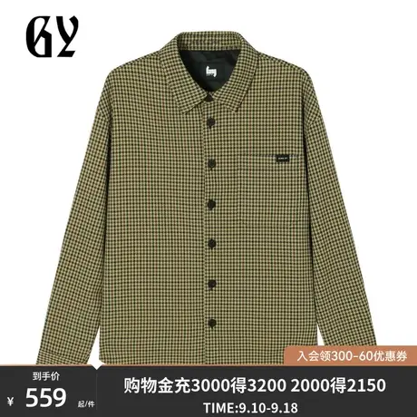 雅戈尔旗下潮流男装GY品牌秋冬新款时尚休闲单夹克外套男图片