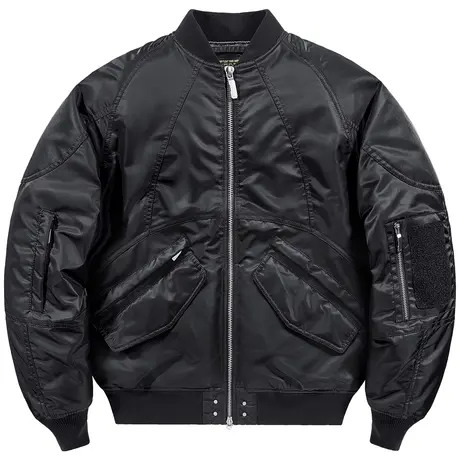 VIP秋冬季棉衣男加厚飞行员夹克美式高街设计感工装棒球棉服外套图片