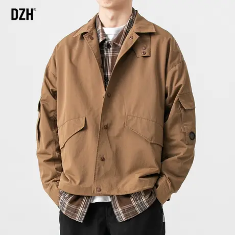 男士美拉德外套潮牌男工装夹克男装2024新款衣服秋季美式复古上衣商品大图