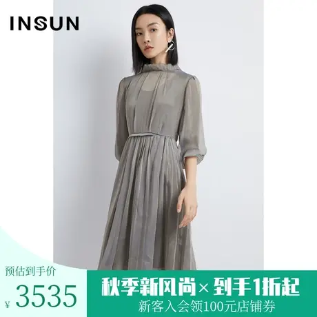 恩裳商场同款秋季时尚连衣裙图片