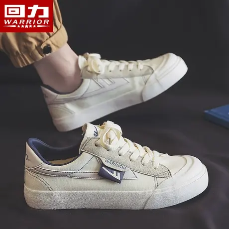 回力帆布鞋女潮2023春夏新款男女德训鞋运动板鞋子透气百搭小白鞋商品大图