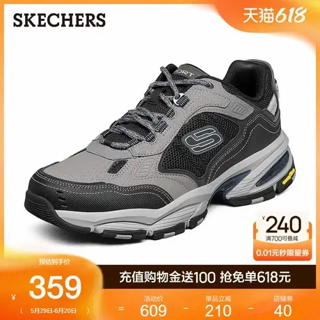 Skechers斯凯奇夏季男鞋户外休闲运动鞋复古厚底增高老爹鞋237145商品大图