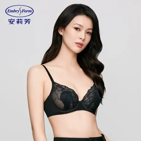 MF安莉芳玫瑰兔耳朵内衣女大胸显小文胸商品大图