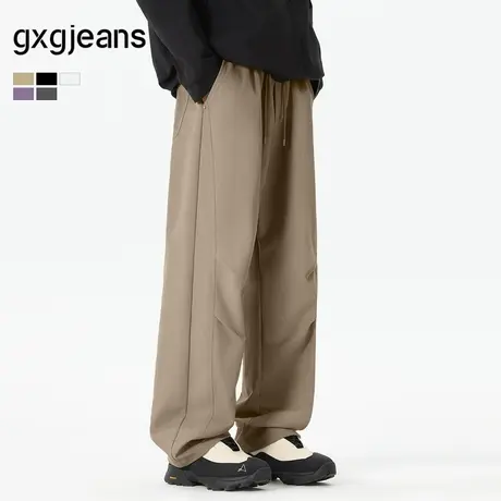 gxg.jeans男装  多色基础宽松户外休闲长裤工装裤 25秋新品商品大图