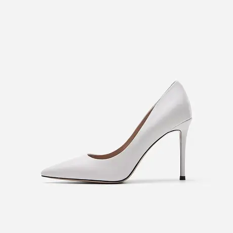 明星同款Nine West/玖熙高跟鞋春夏新款尖头浅口单鞋细跟女鞋通勤商品大图