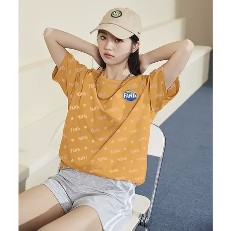 唐狮短袖女装夏季t恤上衣设计感小众半袖甜辣短袖体恤图片