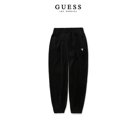 GUESS 女士潮灯芯绒极简舒适休闲裤-Q2BQ37R2Q41商品大图
