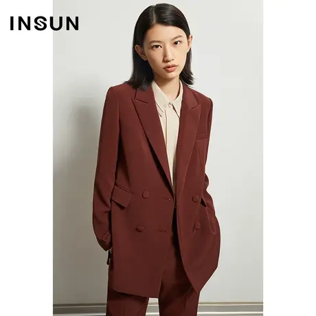 INSUN恩裳奥莱秋季轻商务职业西装外套商品大图