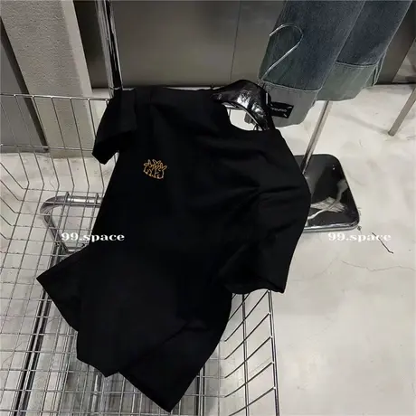 短袖女夏季新款体恤卡通印花设计感t恤小众休闲风百搭上衣服ins潮商品大图