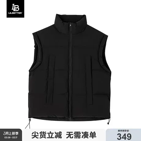 Lilbetter男士羽绒马甲男2023秋冬新款上衣保暖外套无袖羽绒服潮商品大图