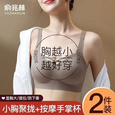 内衣女士小胸聚拢显大2025新款爆款文胸无钢圈收副乳防下垂文胸罩商品大图