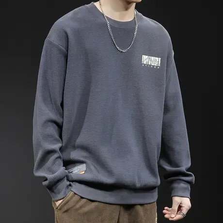 秋季卫衣男秋冬款潮牌男款大码2023新款男士加肥加大上衣长袖圆领图片