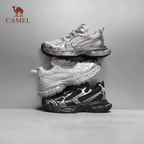 【非卖品】Camel骆驼2025春季新款厚底老爹鞋女时尚百搭增高运商品大图