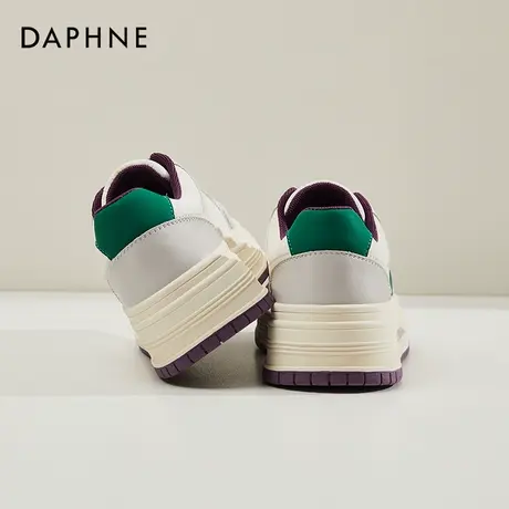 Daphne达芙妮 女神推荐~厚底星星小白鞋子女休闲运动轻便板鞋女款商品大图