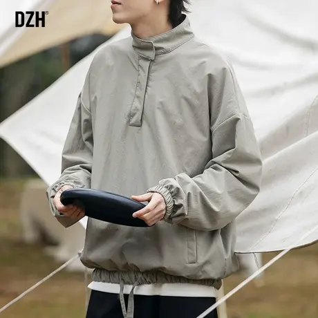 青少年痞帅薄款外套男春秋款潮流百搭男生衣服搭配帅气休闲夹克男商品大图