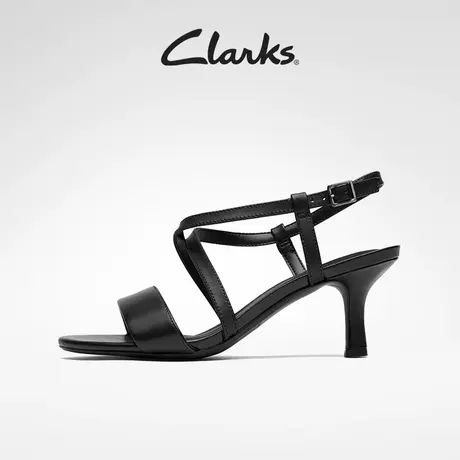 Clarks其乐女鞋艾玛利系列仙女风交叉带一字带高跟鞋凉鞋商品大图
