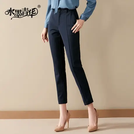 【1件7.9折】春季新款女裤修身显瘦职场干练西装裤百搭时尚休闲裤图片