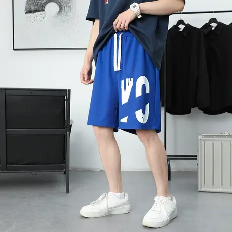 青少年男孩运动五分短裤13初中学生潮牌中裤15岁大童休闲运动裤子商品大图