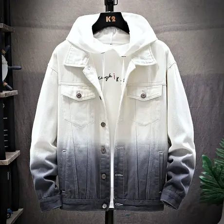 2025春秋新款男士韩版牛仔外套潮流宽松潮牌ins夹克上衣服男学生商品大图