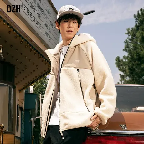 男生美式摇粒绒外套男潮高级感棉服男款冬季加厚男装2024新款棉衣商品大图