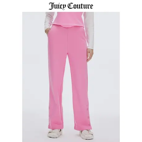 Juicy Couture橘滋休闲裤女春季新款美式运动直筒宽松微喇阔腿裤商品大图