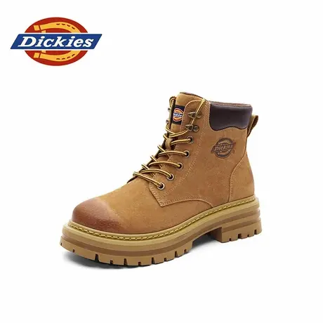 Dickies马丁靴女款2025夏季新款英伦风厚底短靴子女鞋春夏工装靴商品大图