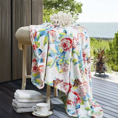 富安娜毛毯单人办公室午睡盖毯法兰绒毯【七天内发货】T图片