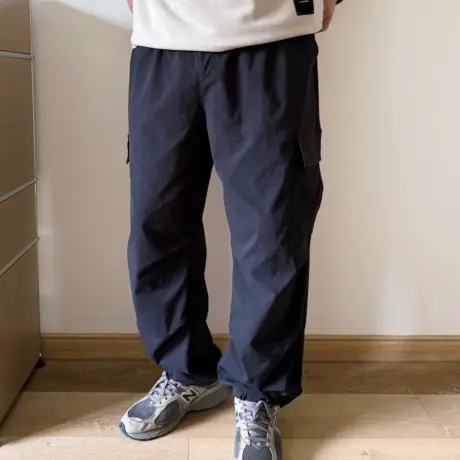 大依无忧大码男装春秋直筒休闲裤胖子加肥加大男士宽松阔腿工装裤图片
