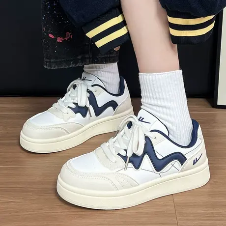 Warrior/回力女鞋2025新款秋冬季休闲运动鞋学生小白鞋潮流板鞋女商品大图